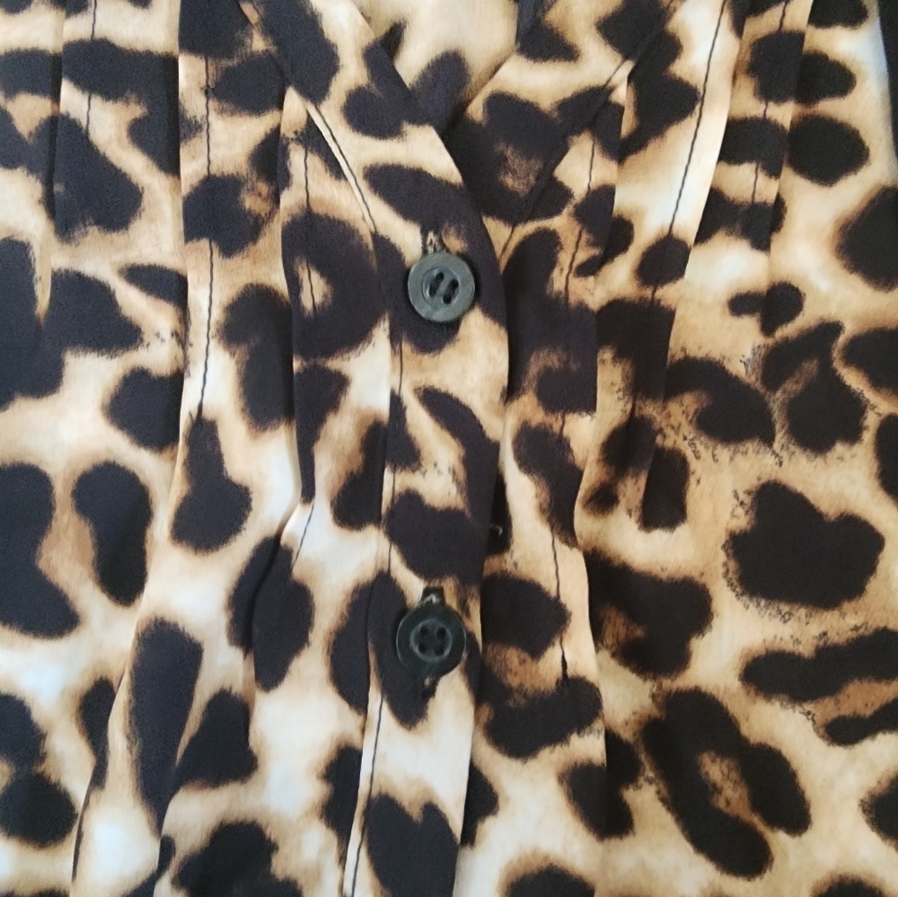 Leopard Print Blouse - Picture 2 of 5